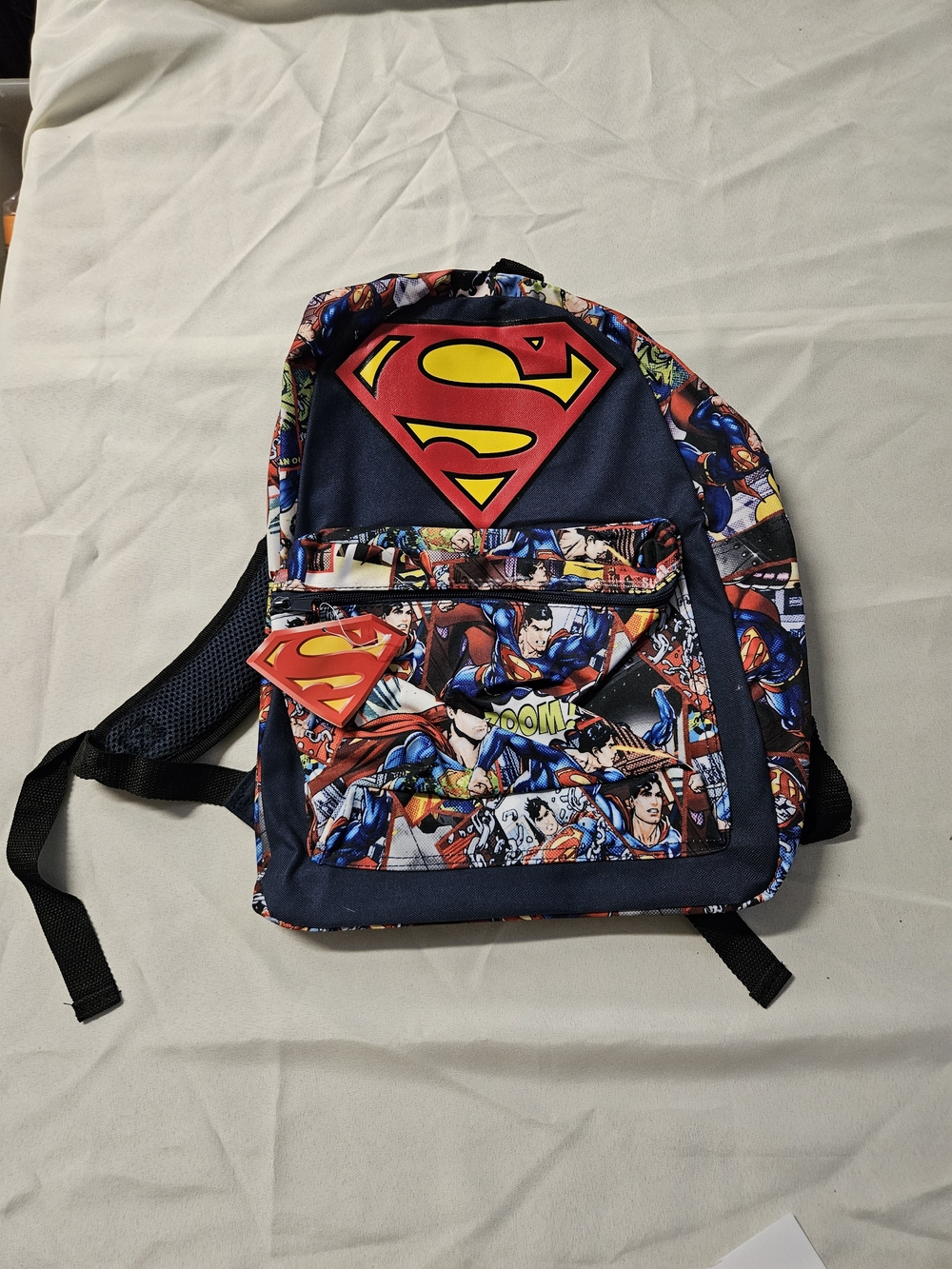 Official DC Comics Superman Backpack - NWT